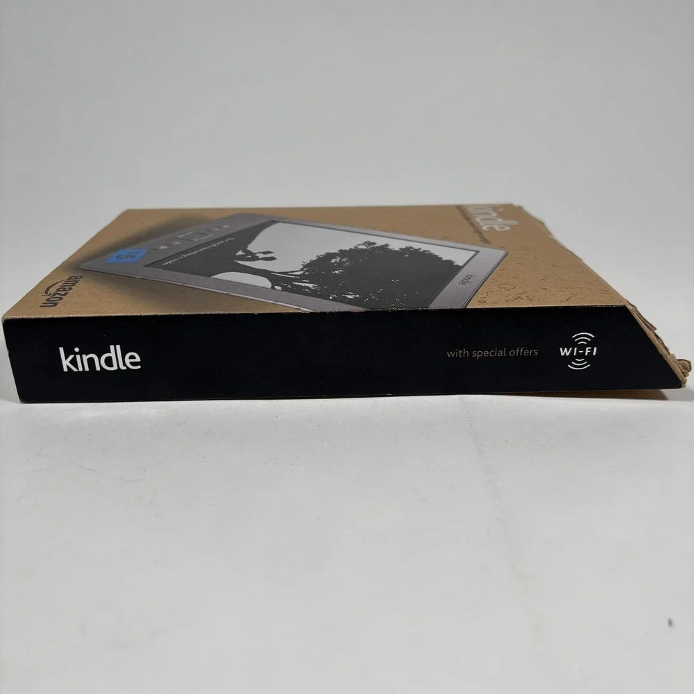 Amazon Kindle 4th Gen 6in E-Reader Wi-Fi Graphite D01100 Special Offers Boxed